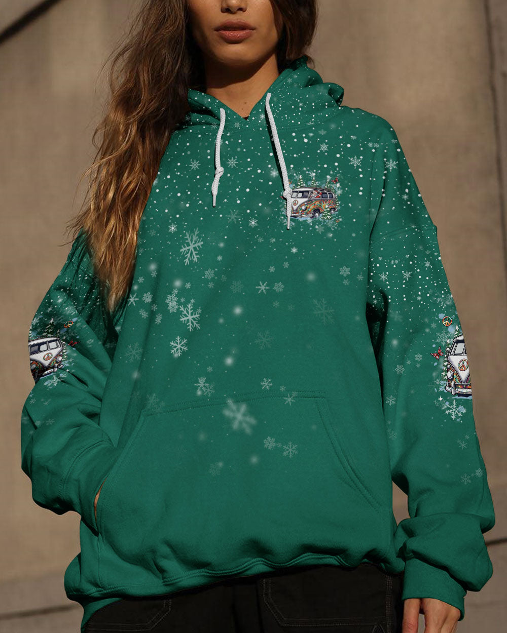 SANTA CLAUS IS COMING CHRISTMAS ALL OVER PRINT - YHHG1411251