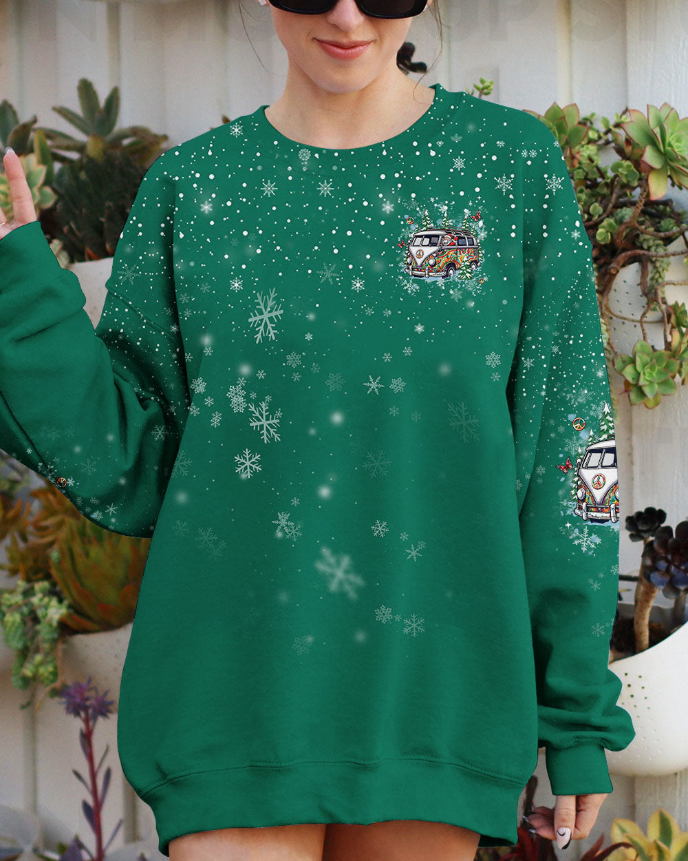 SANTA CLAUS IS COMING CHRISTMAS ALL OVER PRINT - YHHG1411251