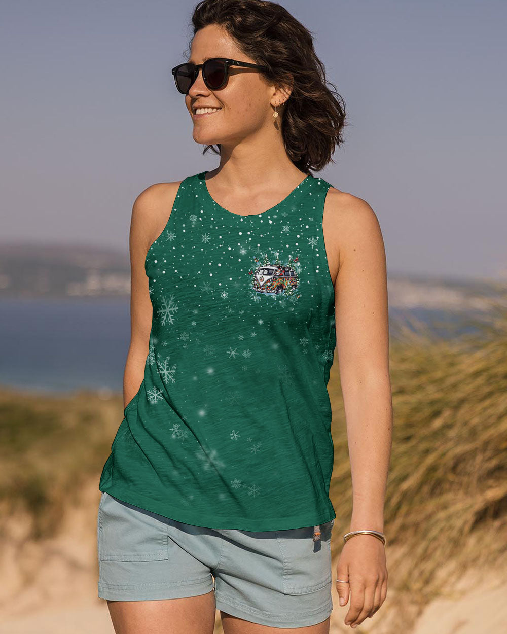 SANTA CLAUS IS COMING CHRISTMAS ALL OVER PRINT - YHHG1411251