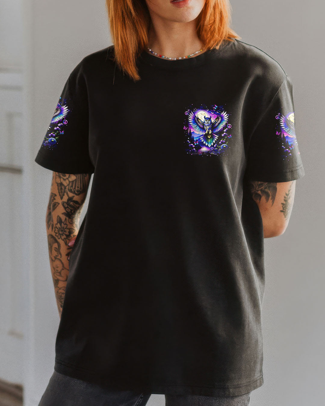 HELLO DARKNESS MY OLD FRIEND OWL ALL OVER PRINT - YHHN2409252