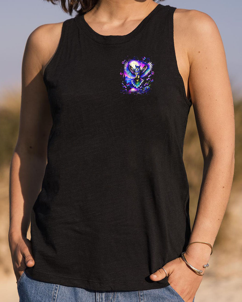 HELLO DARKNESS MY OLD FRIEND OWL ALL OVER PRINT - YHHN2409252