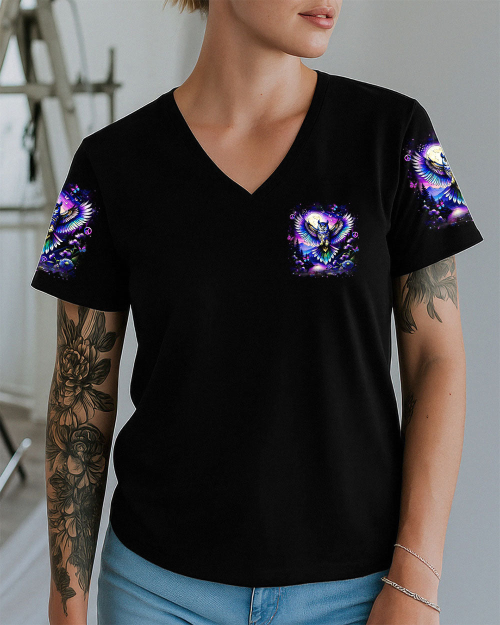 HELLO DARKNESS MY OLD FRIEND OWL ALL OVER PRINT - YHHN2409252