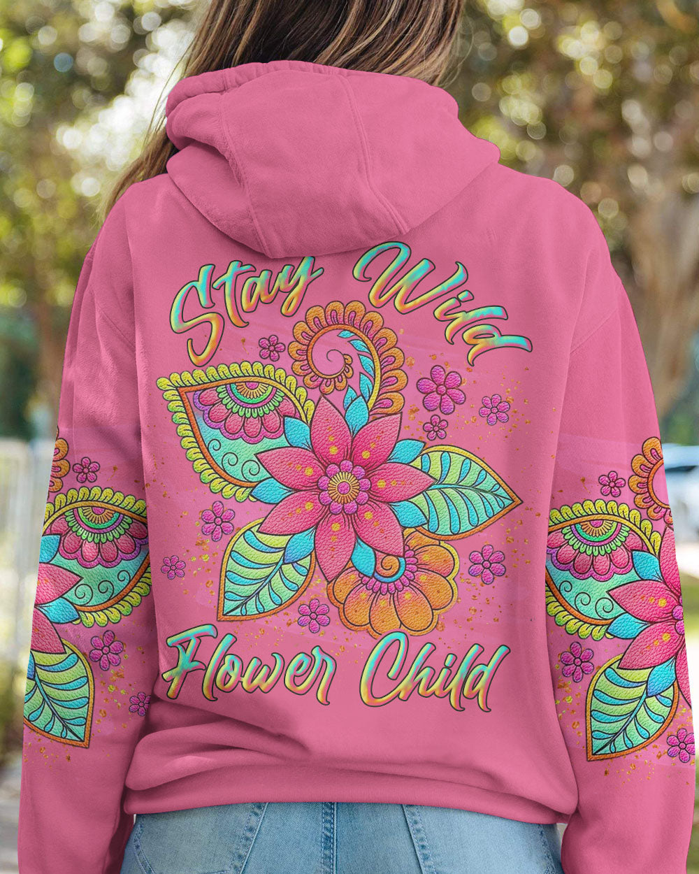 STAY WILD FLOWER CHILD ALL OVER PRINT - YHLN0206234