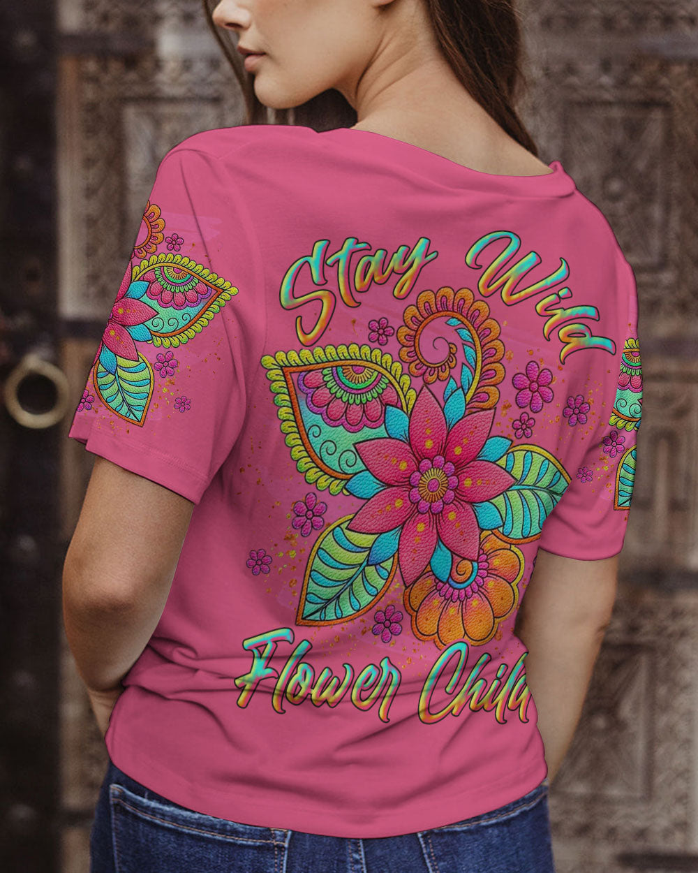 STAY WILD FLOWER CHILD ALL OVER PRINT - YHLN0206234