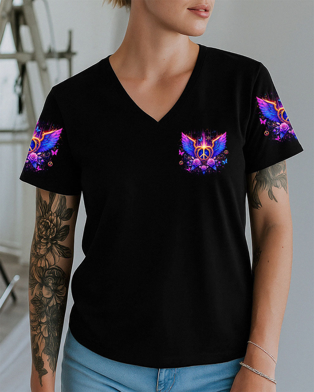 I BELIEVE THERE ARE ANGELS AMONG US WINGS ALL OVER PRINT - YHLT0810252