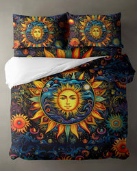 SUN MOON MANDALA BEDDING SET - TYTD2108232