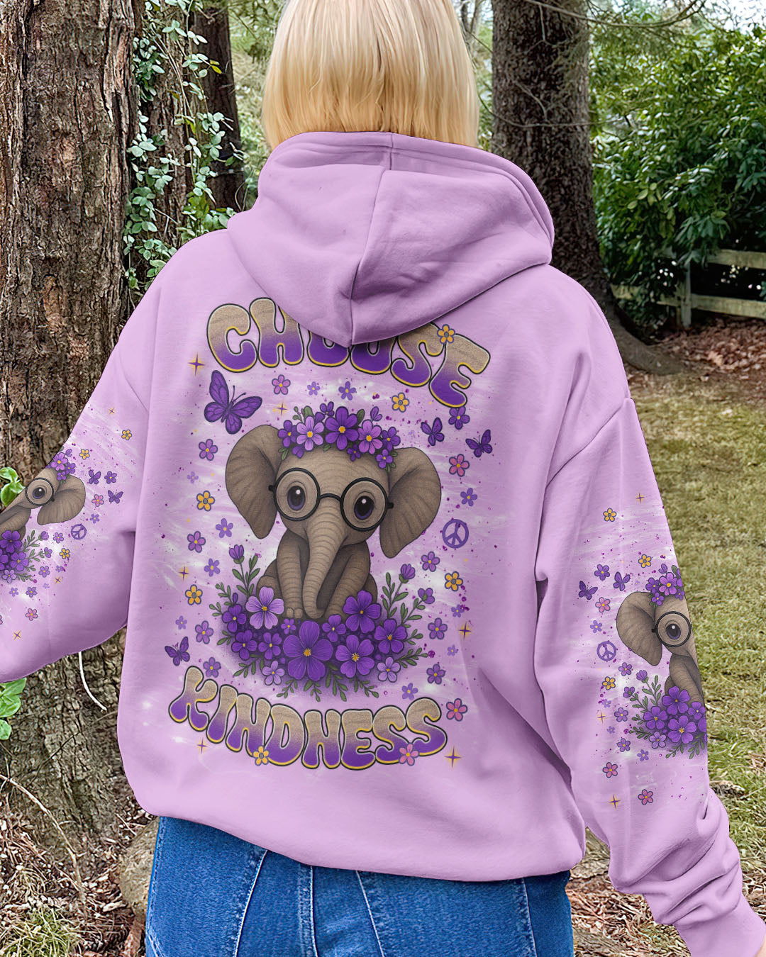 CHOOSE KINDNESS ELEPHANT ALL OVER PRINT - TLNT1706253