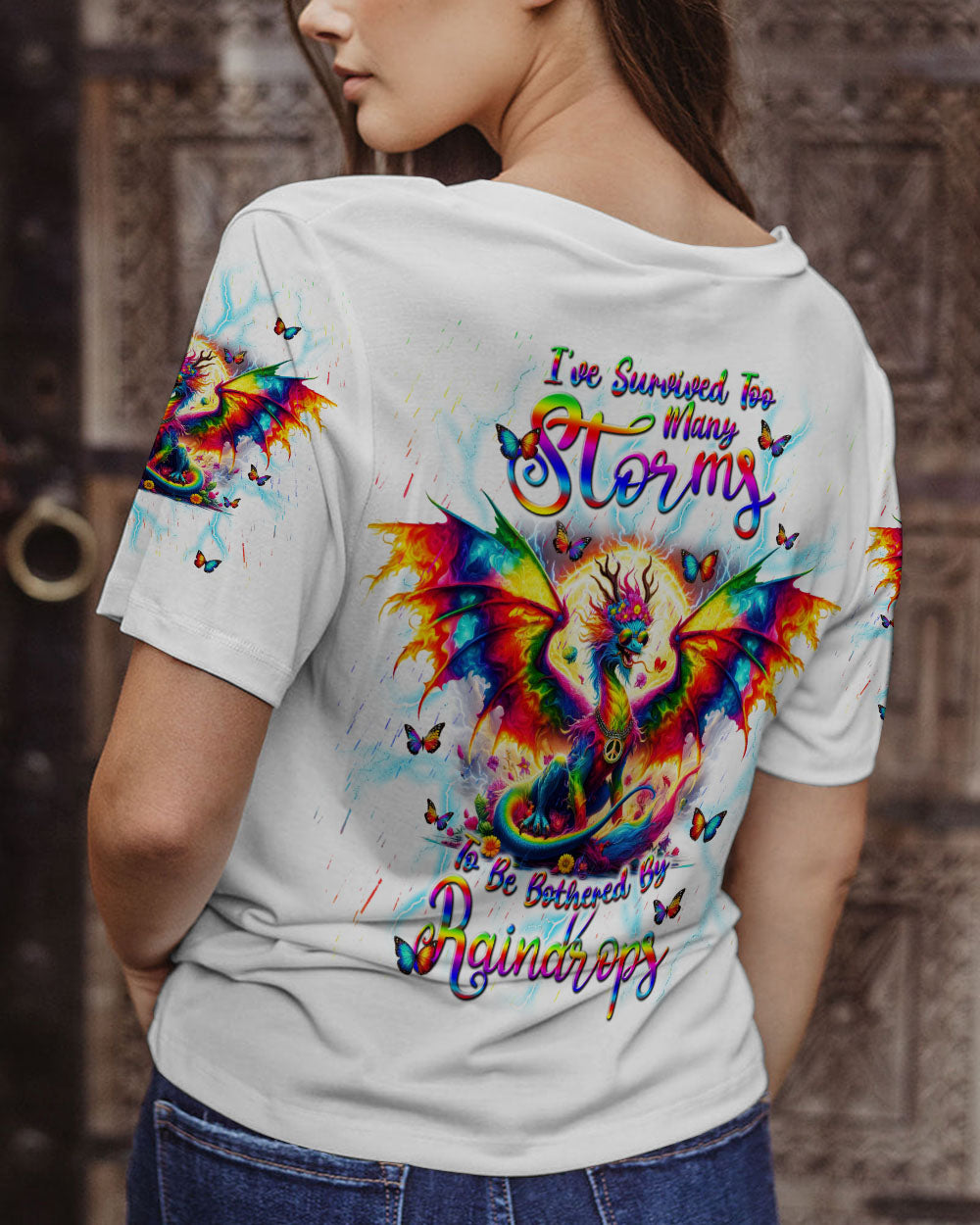 I'VE SURVIVED TOO MANY STORMS DRAGON ALL OVER PRINT - TLNT2205242