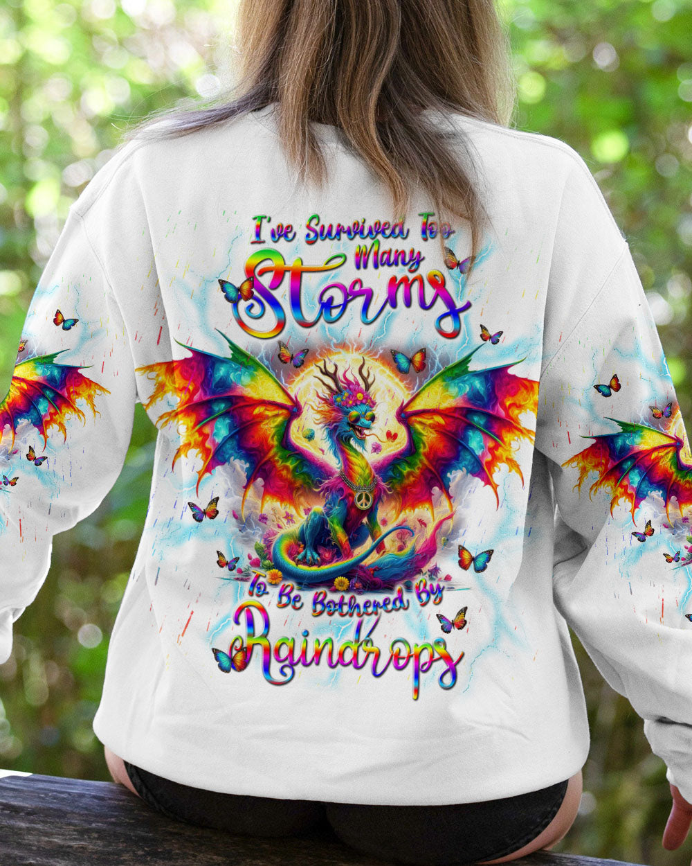 I'VE SURVIVED TOO MANY STORMS DRAGON ALL OVER PRINT - TLNT2205242