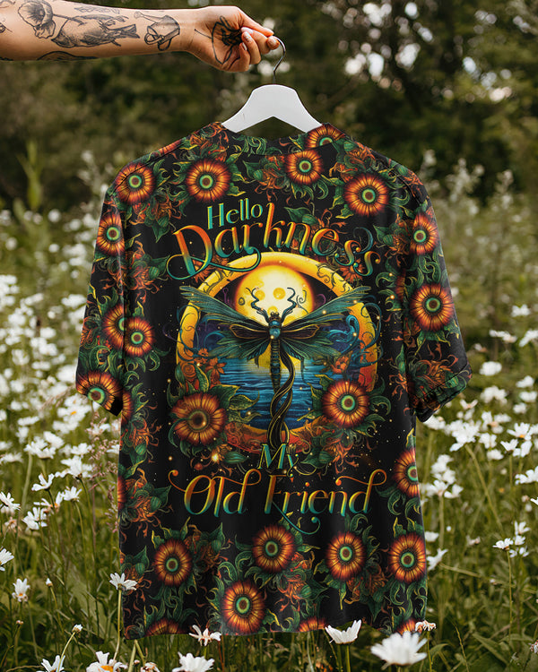 HELLO DARKNESS MY OLD FRIEND DRAGONFLY HAWAIIAN SHIRT - TLTR1007236