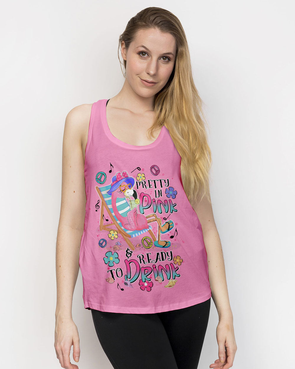 PRETTY IN PINK FLAMINGO ALL OVER PRINT - TLTR1106244