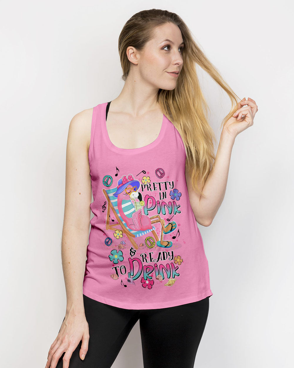 PRETTY IN PINK FLAMINGO ALL OVER PRINT - TLTR1106244