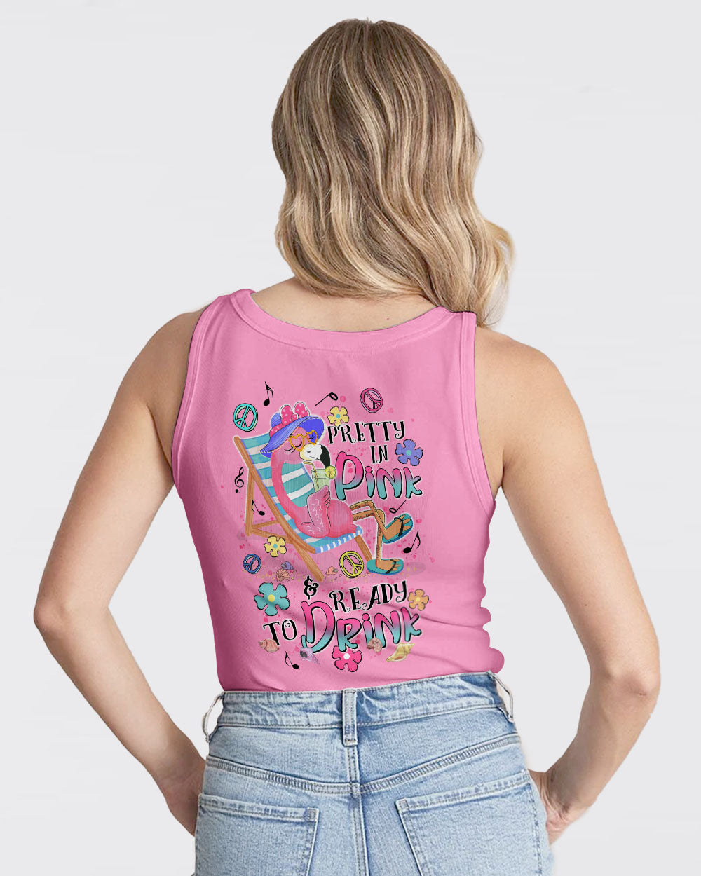 PRETTY IN PINK FLAMINGO ALL OVER PRINT - TLTR1106244