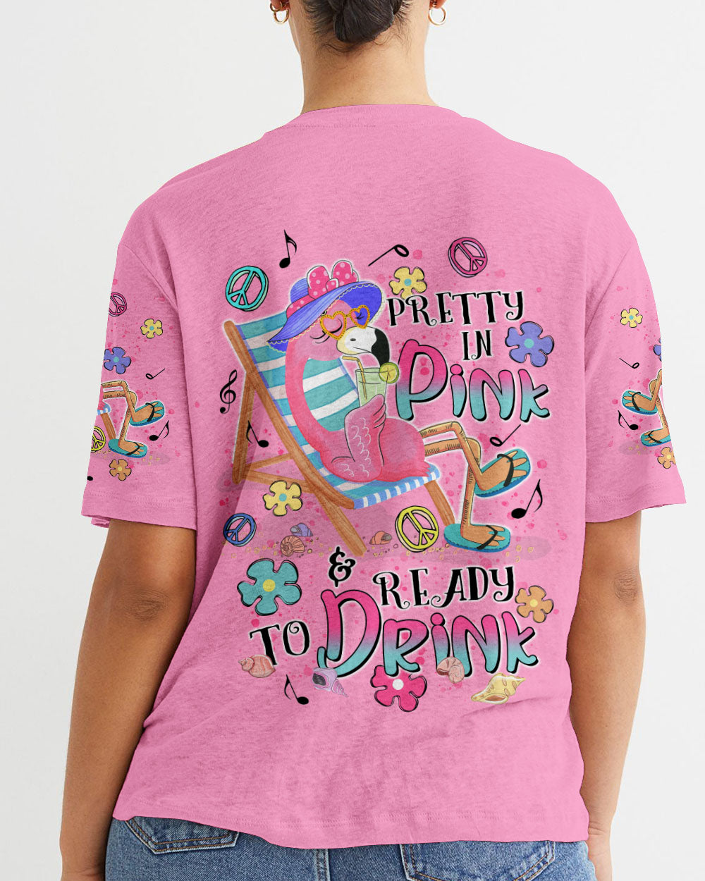 PRETTY IN PINK FLAMINGO ALL OVER PRINT - TLTR1106244