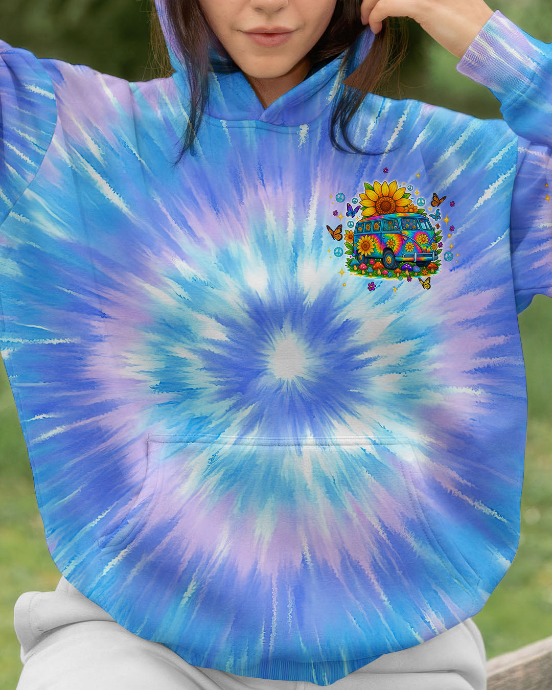 I PREFER TIE DYE AND CHAOS BUS ALL OVER PRINT - TLTW0307253