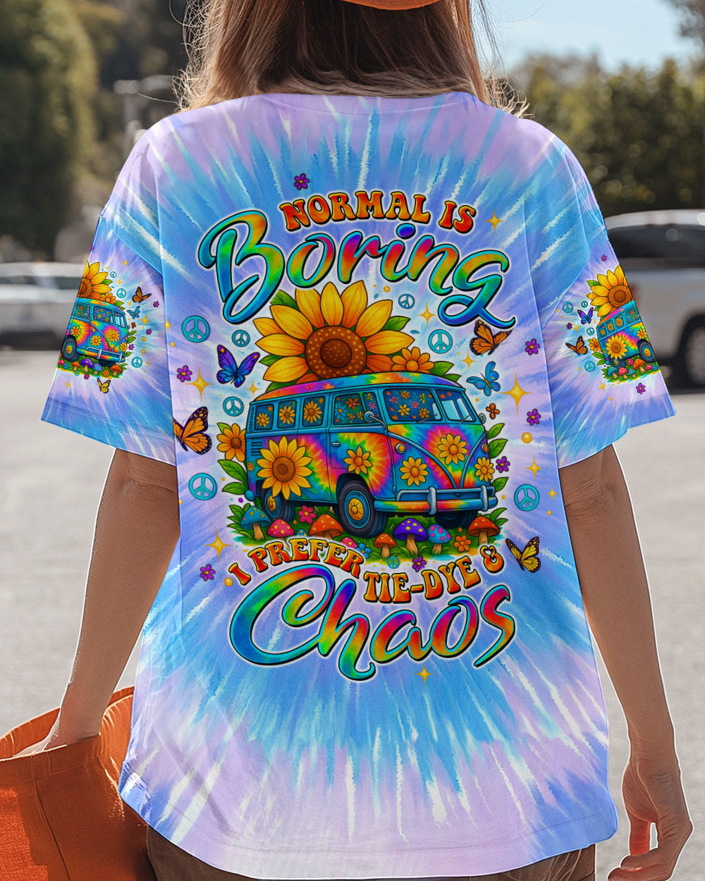 I PREFER TIE DYE AND CHAOS BUS ALL OVER PRINT - TLTW0307253
