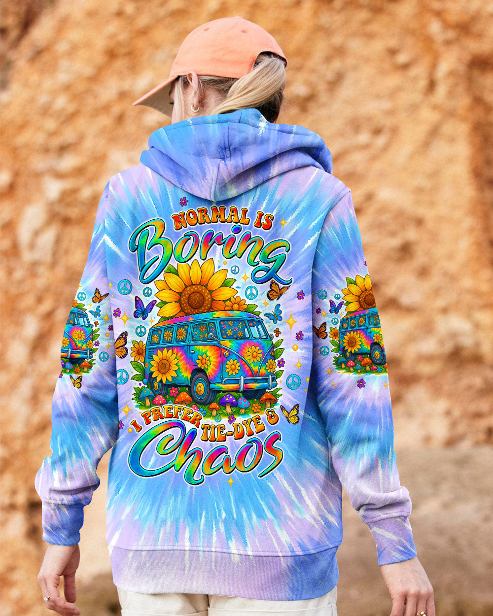 I PREFER TIE DYE AND CHAOS BUS ALL OVER PRINT - TLTW0307253