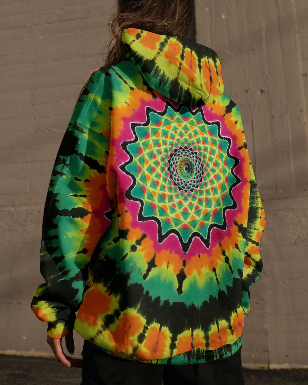 PSYCHEDELIC MANDALA TIE DYE ALL OVER PRINT - TLTW0412253