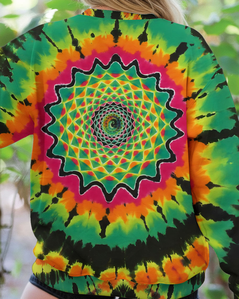 PSYCHEDELIC MANDALA TIE DYE ALL OVER PRINT - TLTW0412253