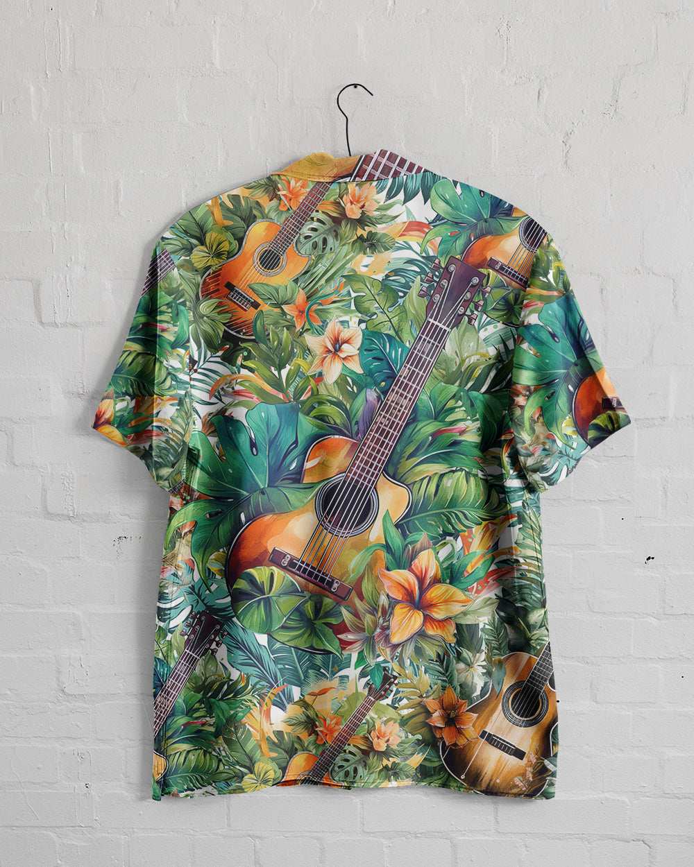 GUITAR TROPICAL HAWAIIAN SHIRT - TLTW0706233