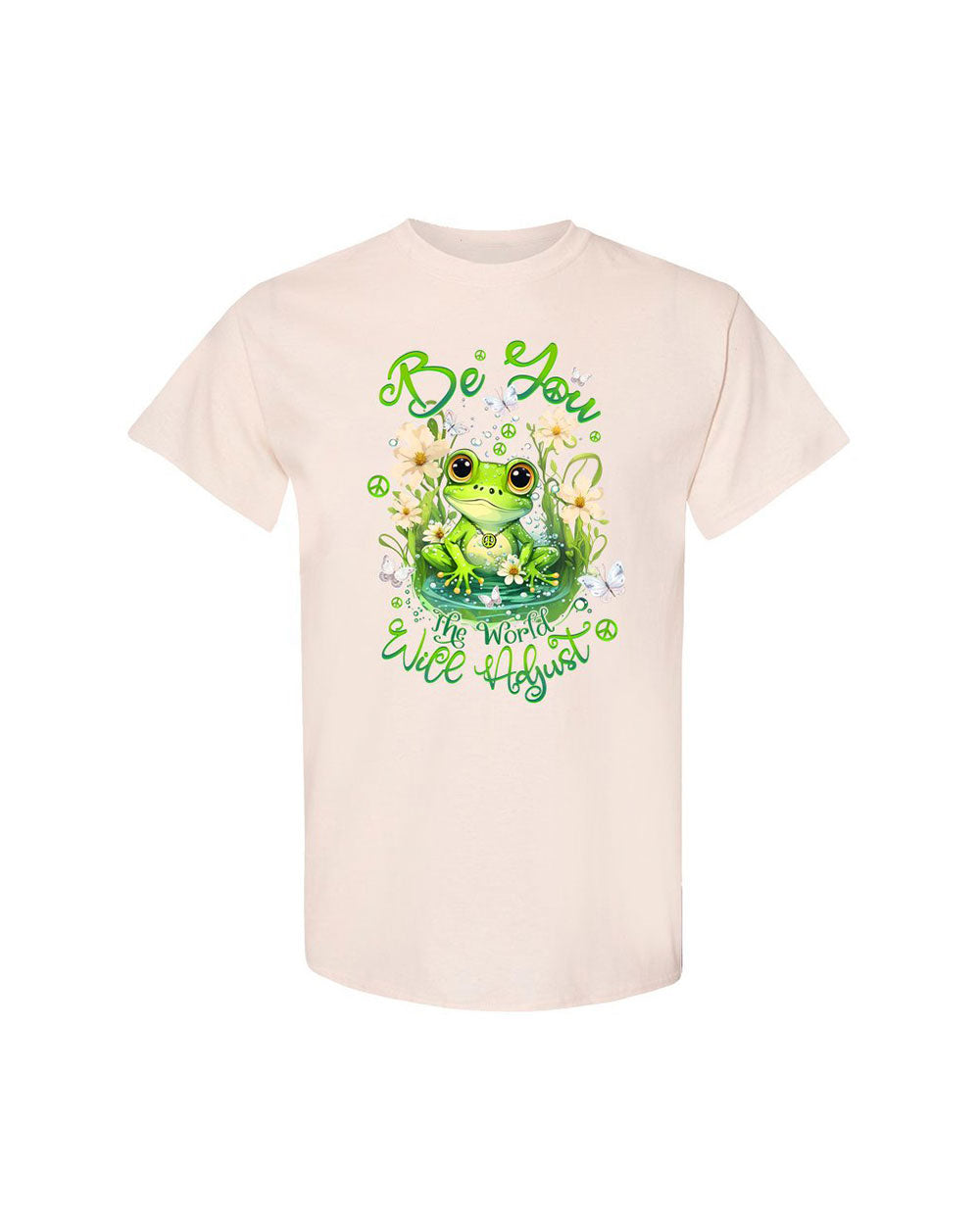 BE YOU THE WORLD WILL ADJUST FROG COTTON SHIRT - TLTW2709239