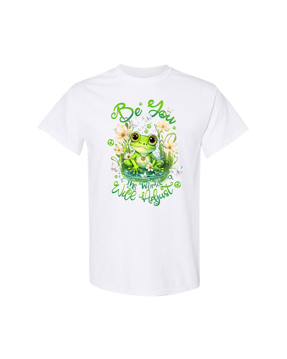 BE YOU THE WORLD WILL ADJUST FROG COTTON SHIRT - TLTW2709239