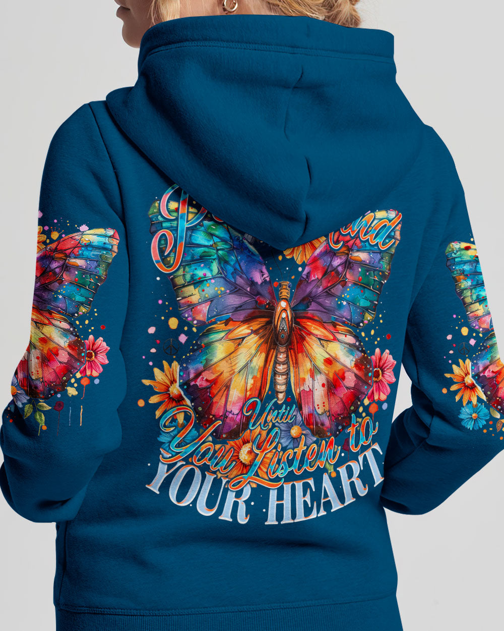 LISTEN TO YOUR HEART BUTTERFLY ALL OVER PRINT - TY0204241