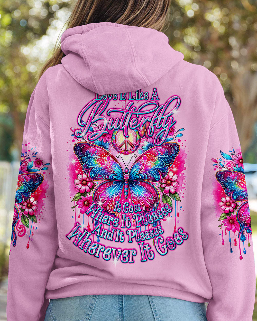 LOVE IS LIKE A BUTTERFLY ALL OVER PRINT - TY1512233