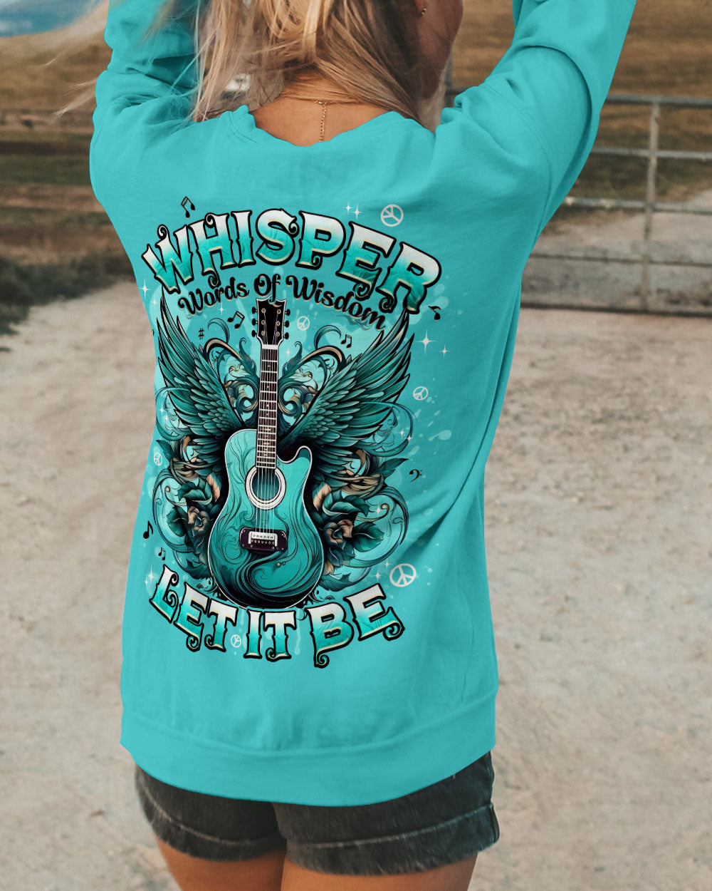 WHISPER WORDS OF WISDOM LET IT BE GUITAR ALL OVER PRINT - TYPQ3107252