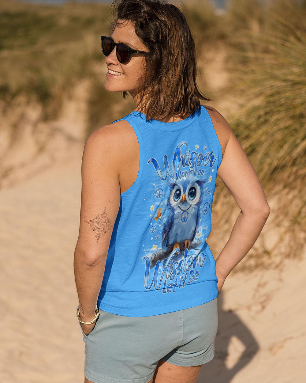 WHISPER WORDS OF WISDOM LET IT BE OWL ALL OVER PRINT - TYQY1809254