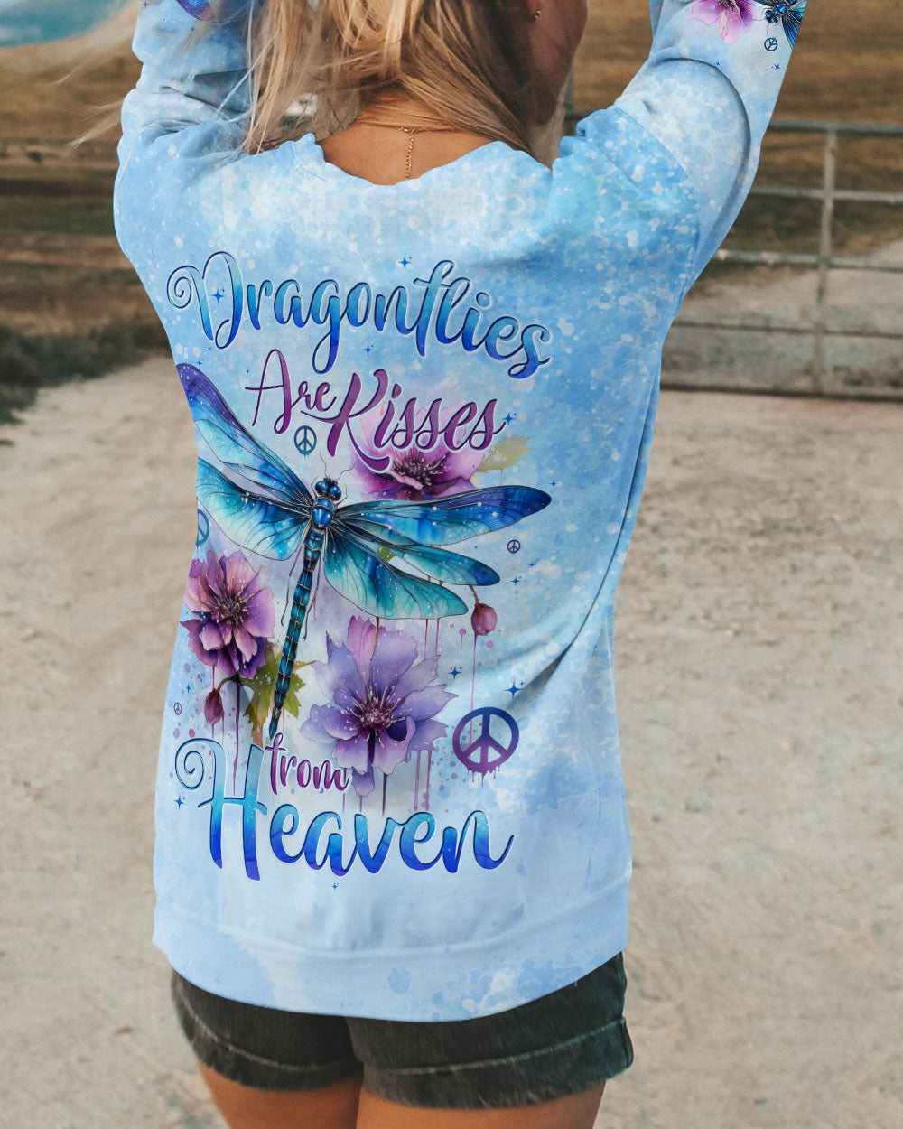 DRAGONFLIES ARE KISSES FROM HEAVEN ALL OVER PRINT - TYTD1410241