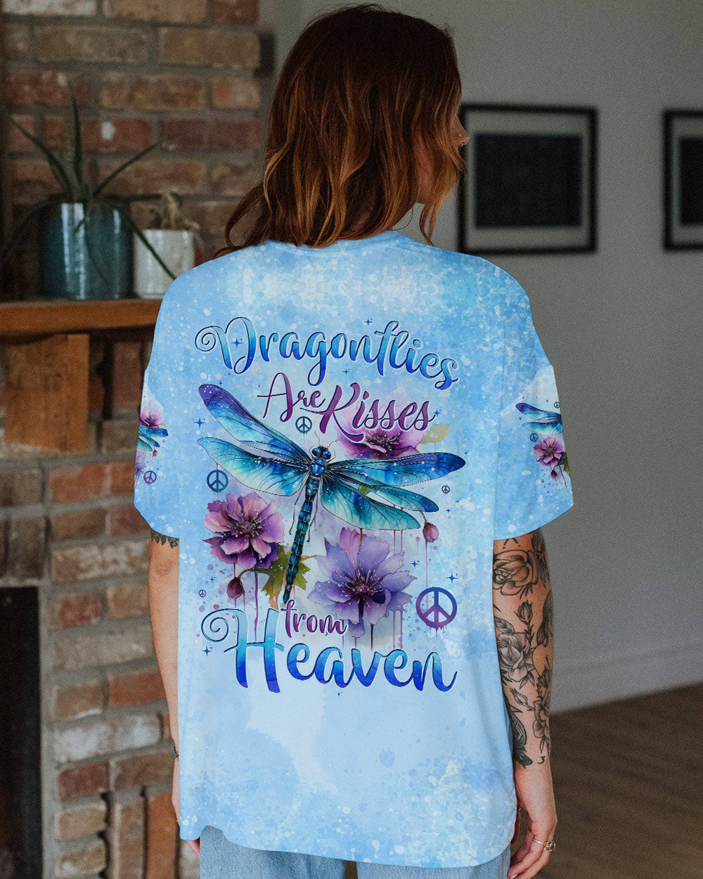 DRAGONFLIES ARE KISSES FROM HEAVEN ALL OVER PRINT - TYTD1410241