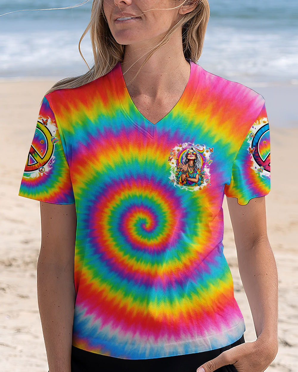 OLD HIPPIE TIE DYE ALL OVER PRINT - TYTM0306252