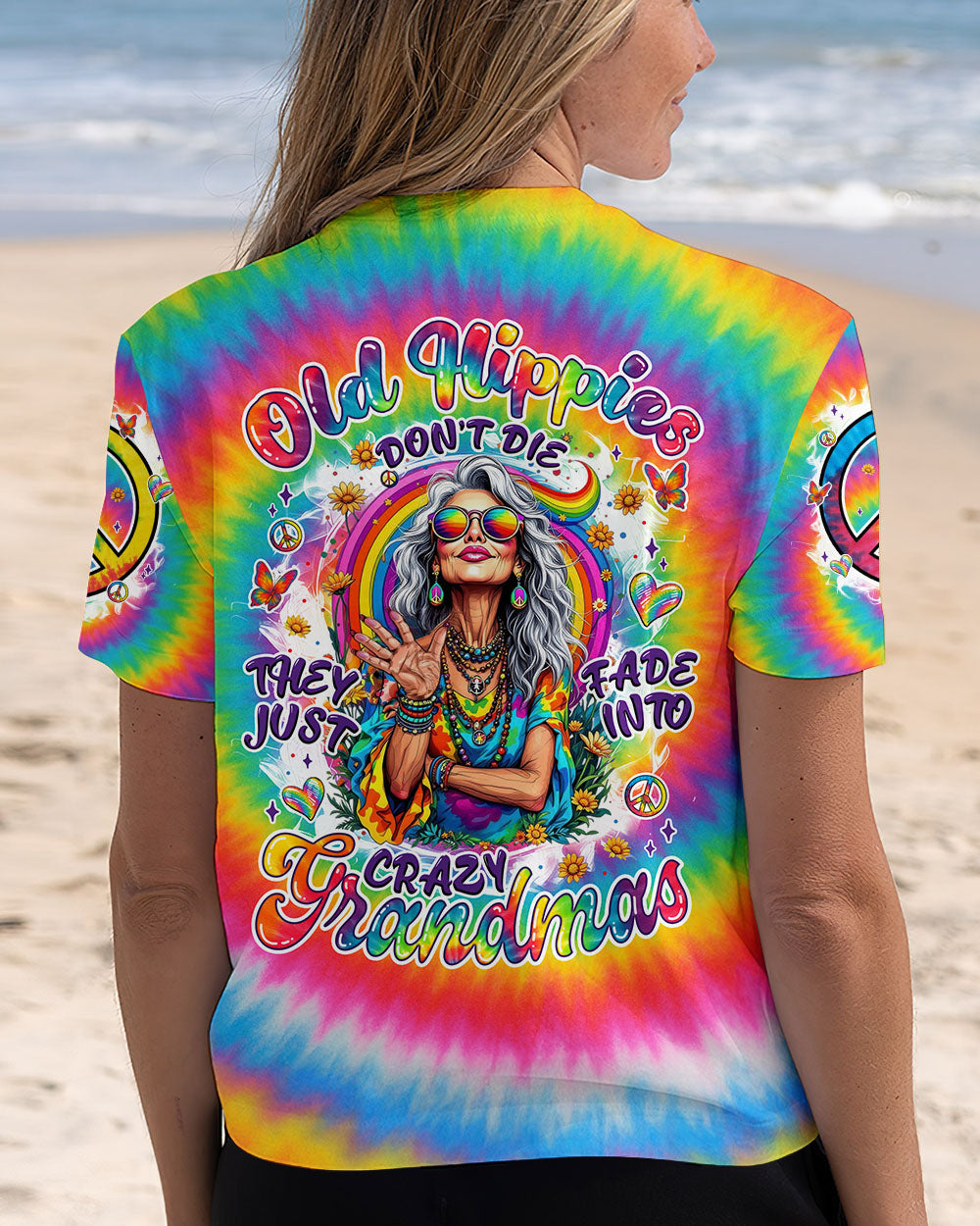 OLD HIPPIE TIE DYE ALL OVER PRINT - TYTM0306252