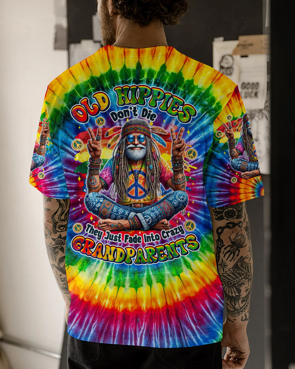 OLD HIPPIES TIE DYE ALL OVER PRINT - TYTM0403254