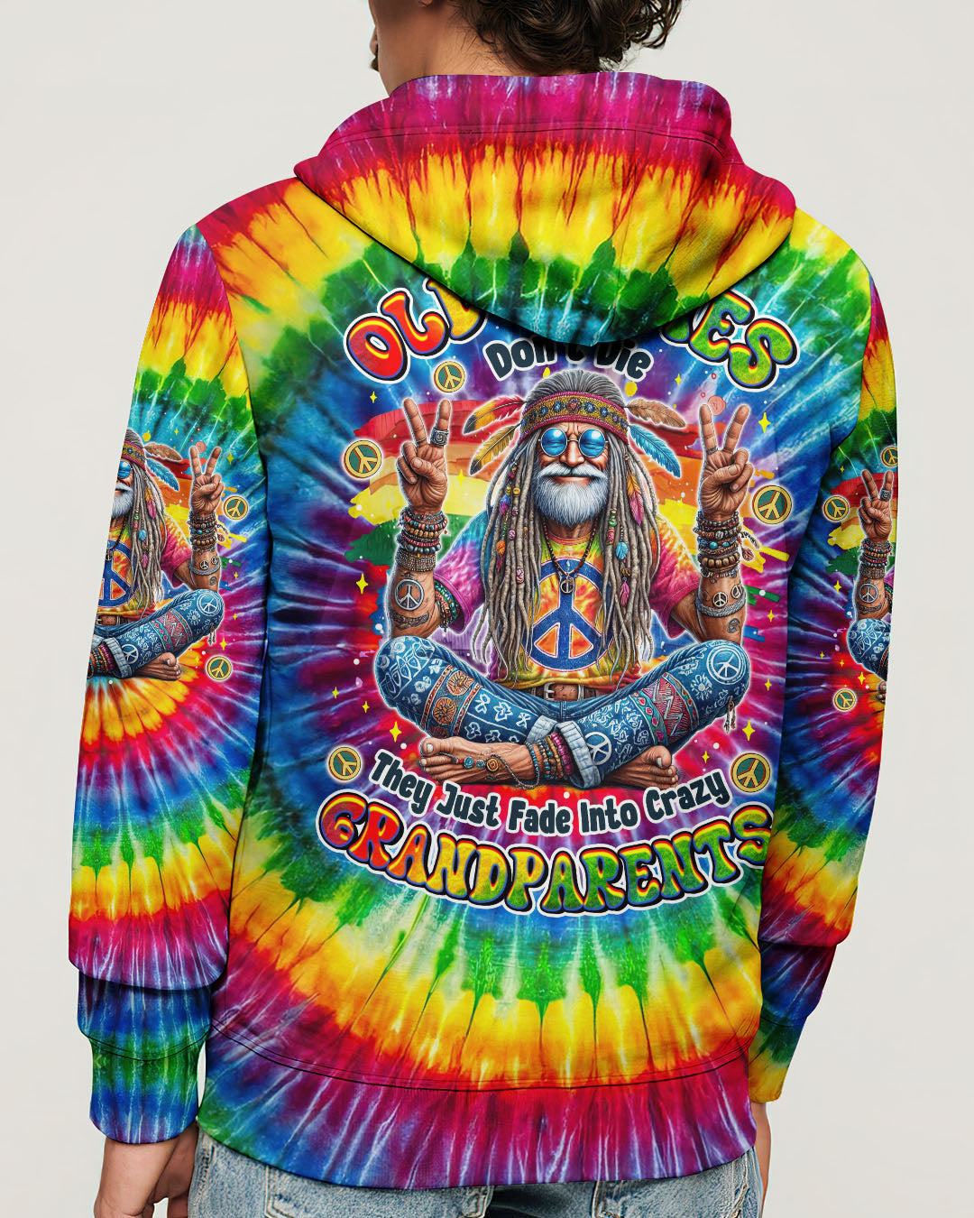 OLD HIPPIES TIE DYE ALL OVER PRINT - TYTM0403254