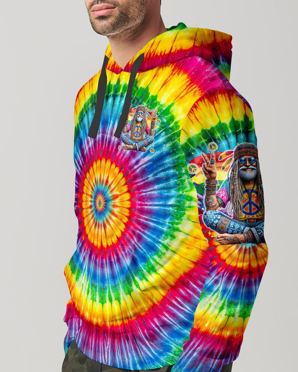 OLD HIPPIES TIE DYE ALL OVER PRINT - TYTM0403254