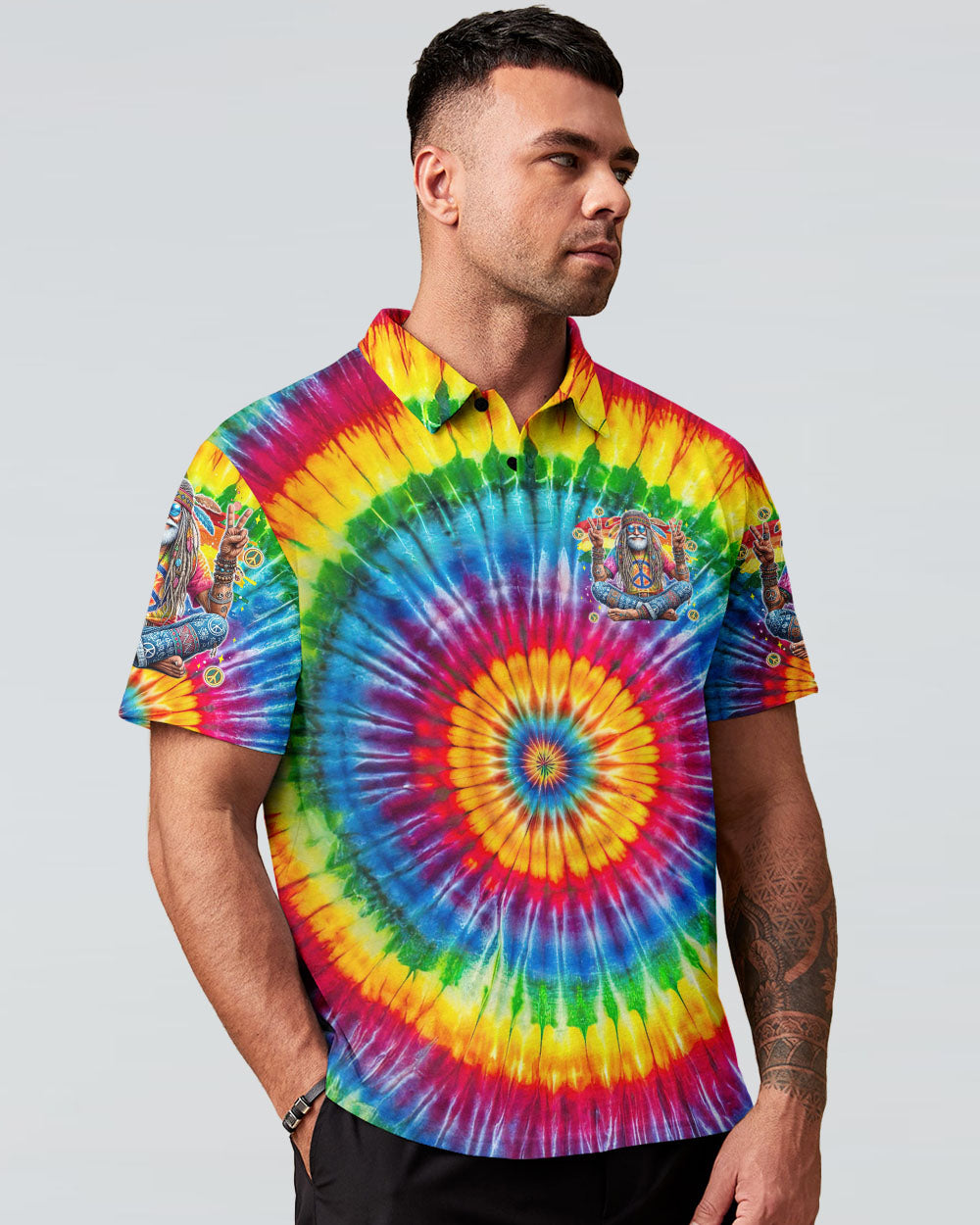 OLD HIPPIES TIE DYE ALL OVER PRINT - TYTM0403254