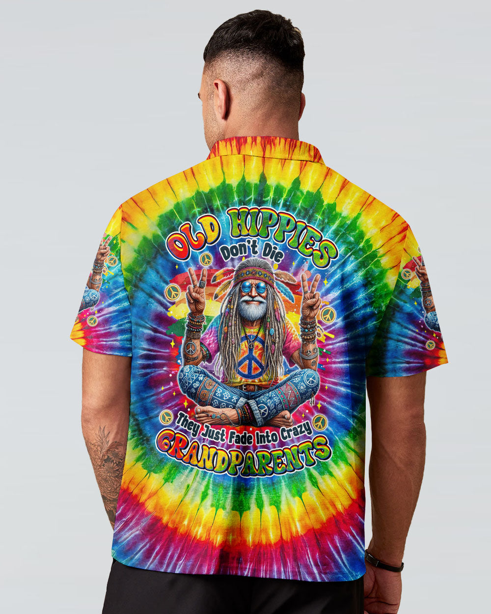 OLD HIPPIES TIE DYE ALL OVER PRINT - TYTM0403254