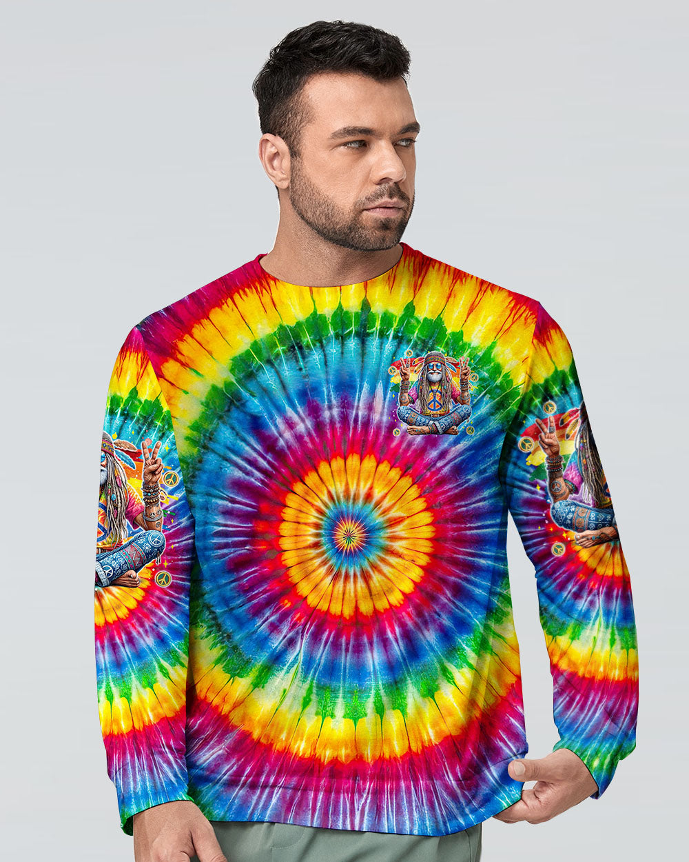 OLD HIPPIES TIE DYE ALL OVER PRINT - TYTM0403254