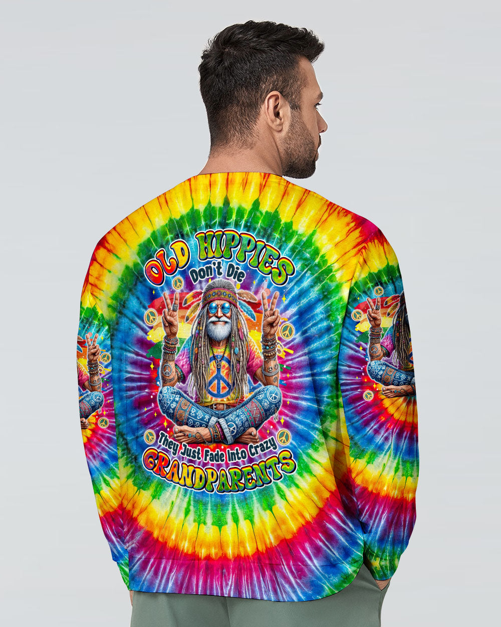 OLD HIPPIES TIE DYE ALL OVER PRINT - TYTM0403254