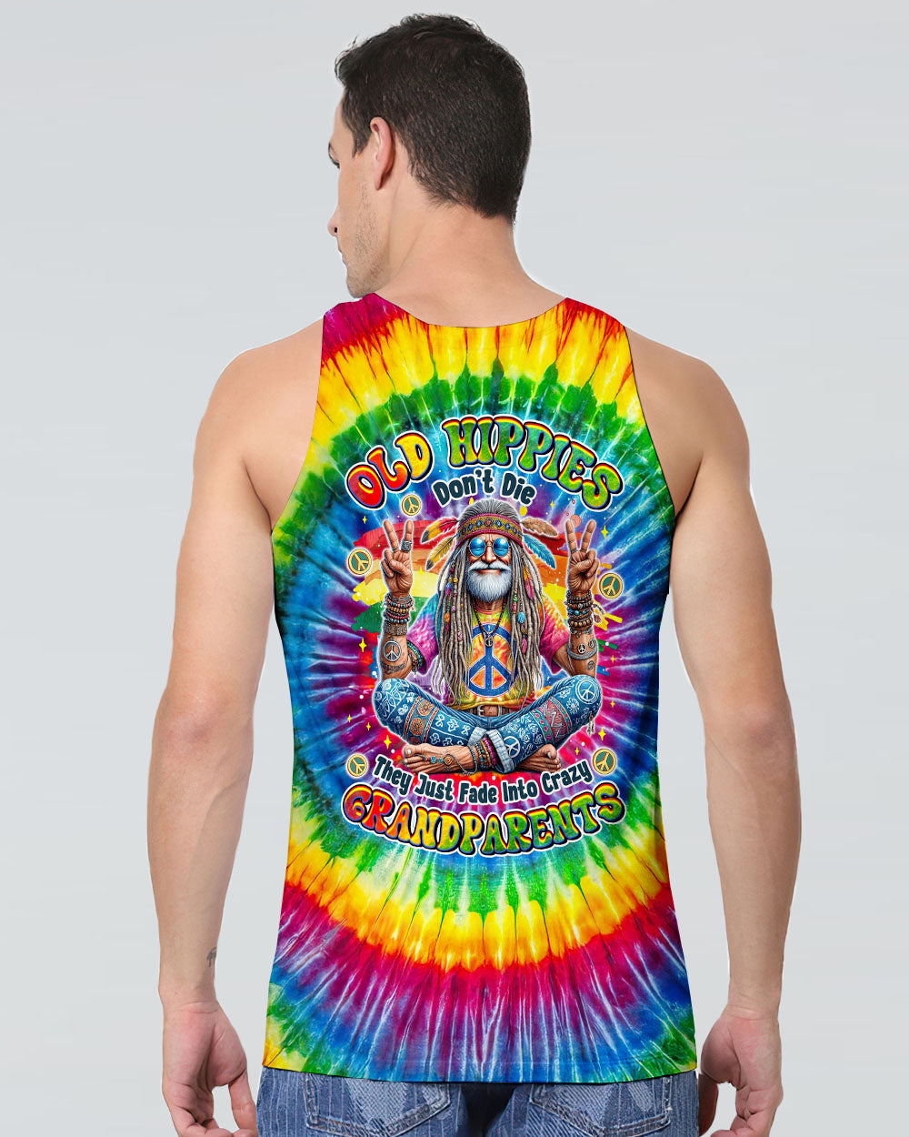 OLD HIPPIES TIE DYE ALL OVER PRINT - TYTM0403254