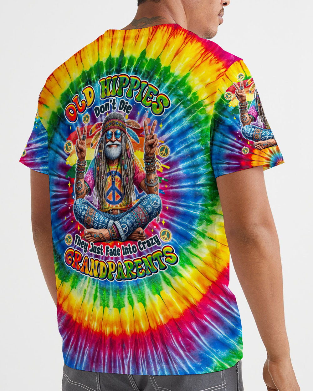 OLD HIPPIES TIE DYE ALL OVER PRINT - TYTM0403254