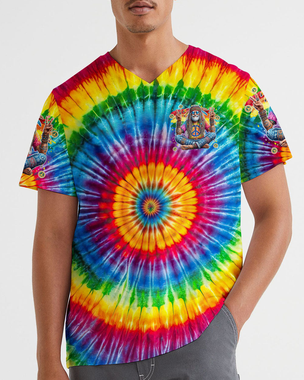 OLD HIPPIES TIE DYE ALL OVER PRINT - TYTM0403254