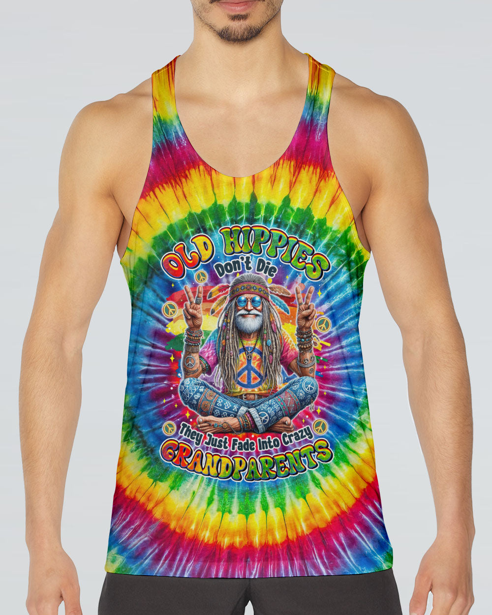 OLD HIPPIES TIE DYE ALL OVER PRINT - TYTM0403254