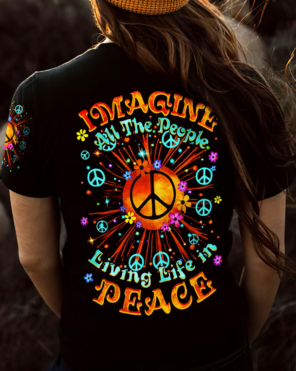 IMAGINE ALL THE PEOPLE LIVING LIFE IN PEACE SUN ALL OVER PRINT - TYTM2806242