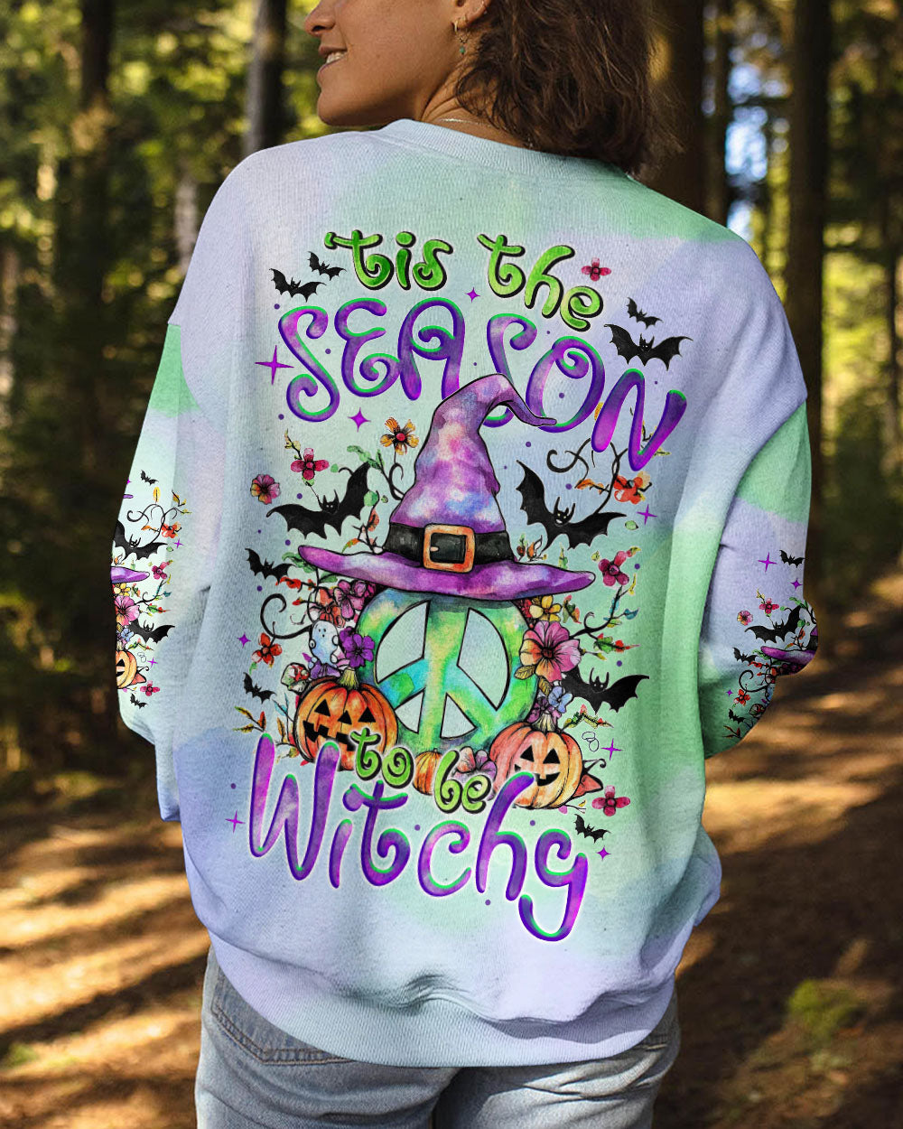 'TIS THE SEASON TO BE WITCHY HALLOWEEN ALL OVER PRINT - TYTM2808241