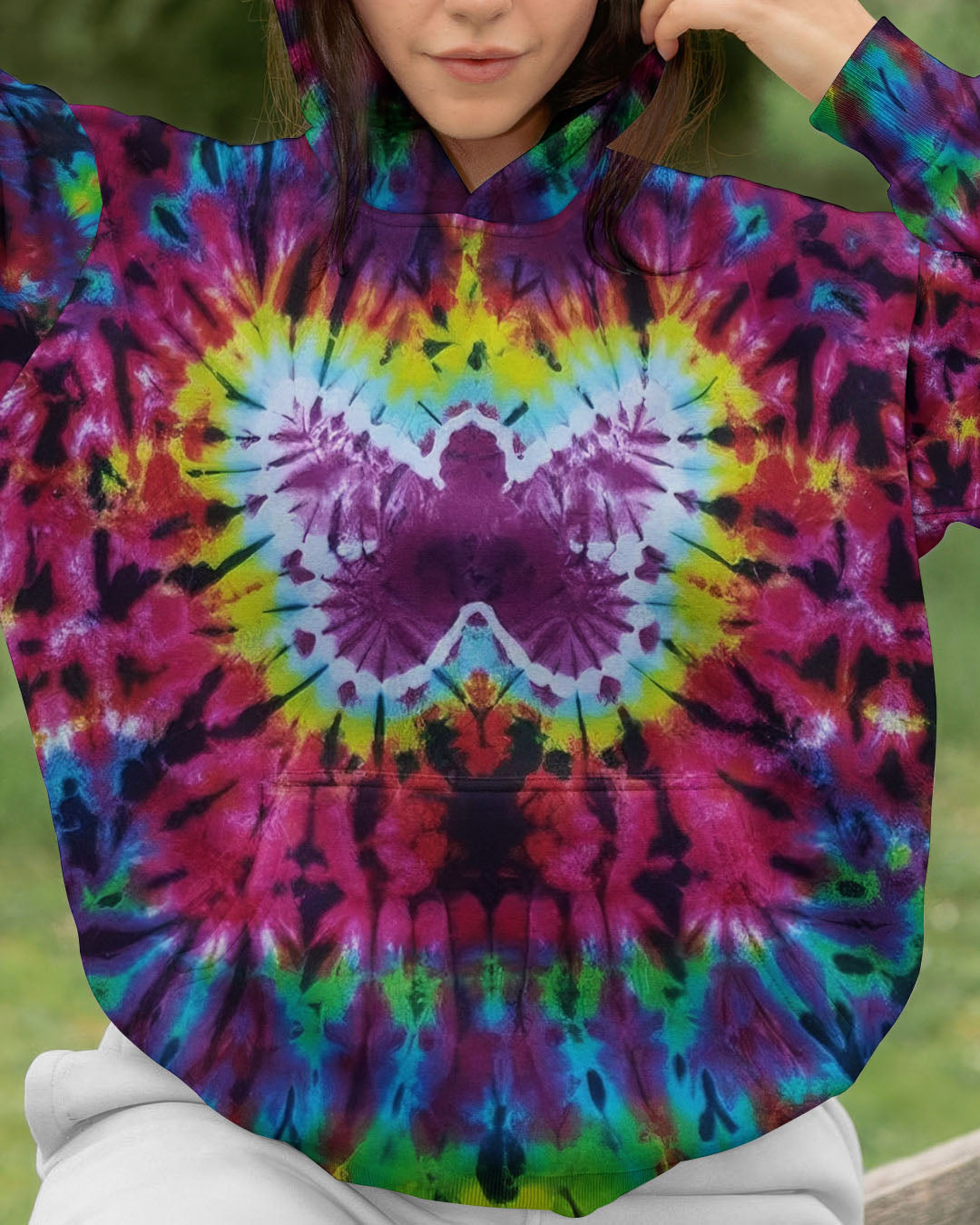 BUTTERFLY TIE DYE ALL OVER PRINT - YHHG0112252