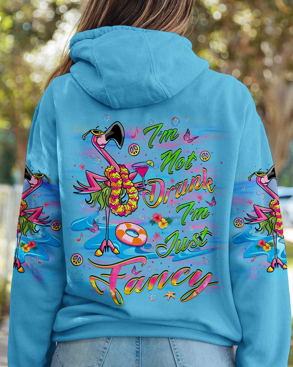 I'M JUST FANCY FLAMINGO ALL OVER PRINT - YHLT0506242