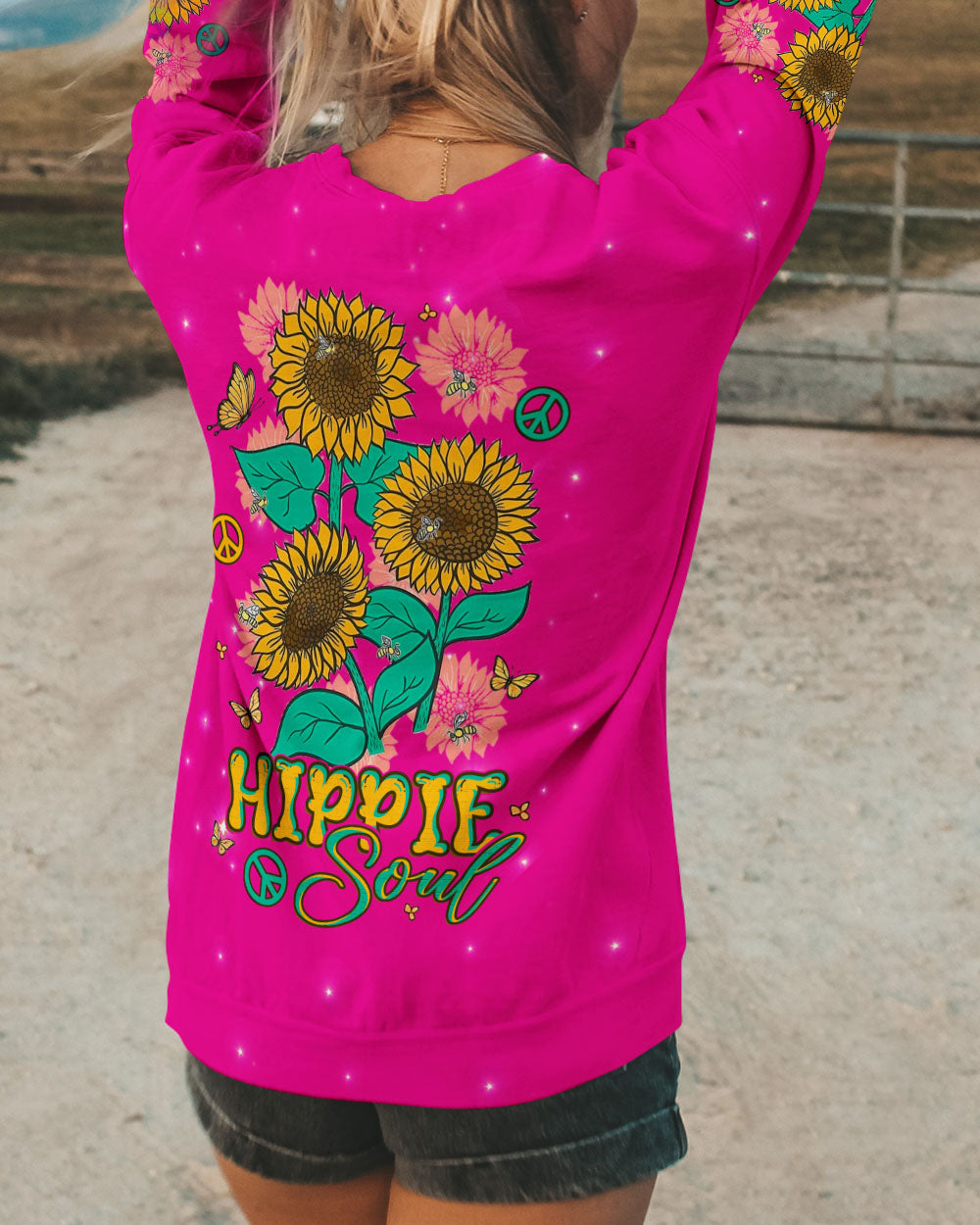 HIPPIE SOUL SUNFLOWER ALL OVER PRINT - YHLT0701243